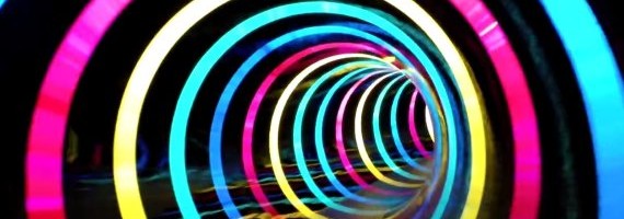 This LED water slide will blow your mind